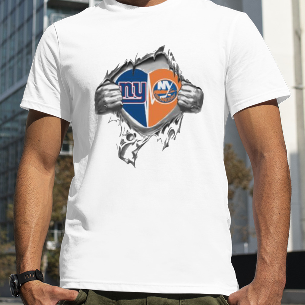 Blood Inside Me New York Mets And New York Islanders 2023 Shirt