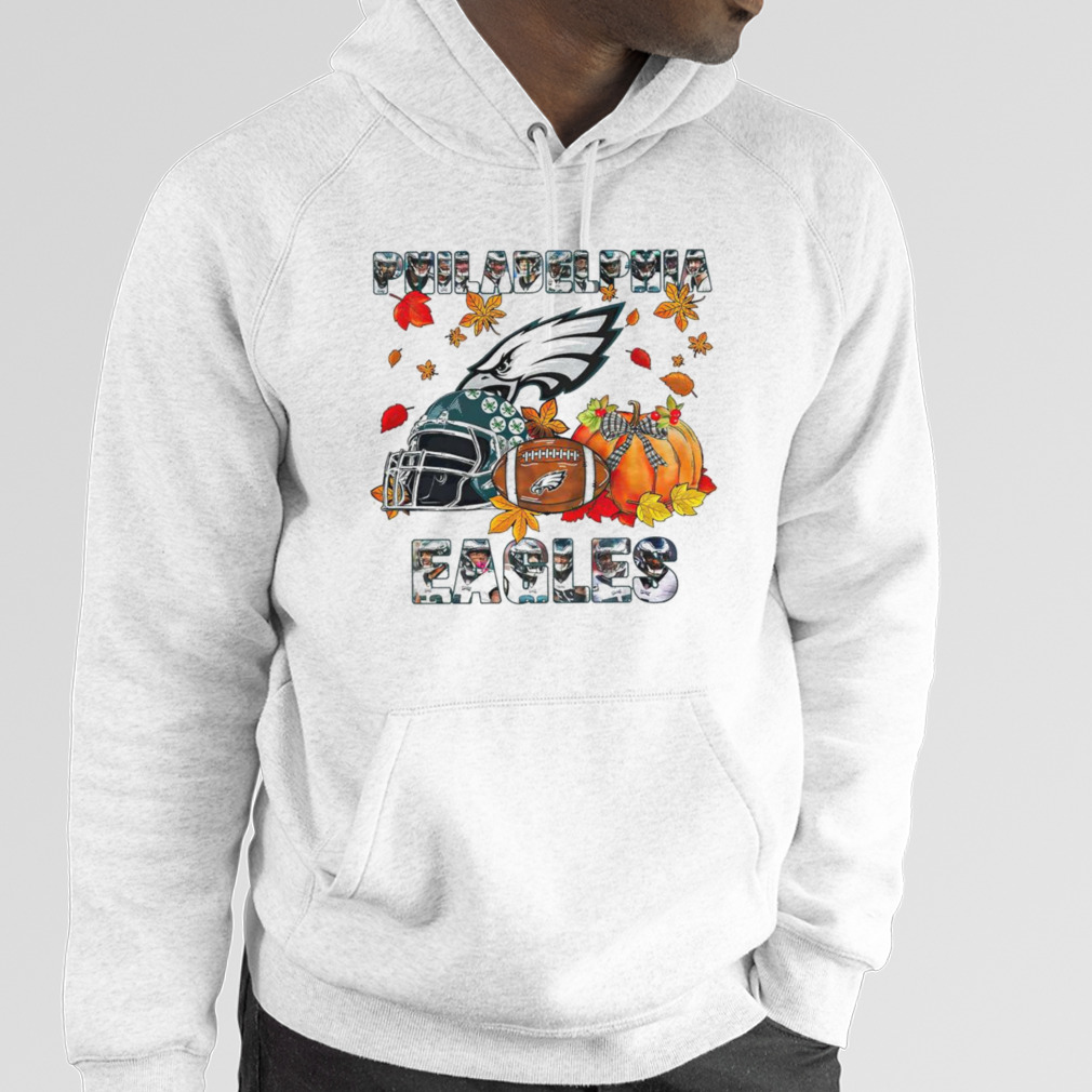 Philadelphia Eagles Fall Helmet Pumpkin Shirt - Peanutstee