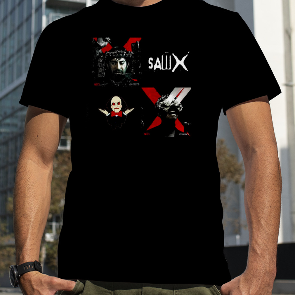 Posters For The Eyeball And Brain Traps In Saw X Only In Theaters September 29 2023 T-Shirt