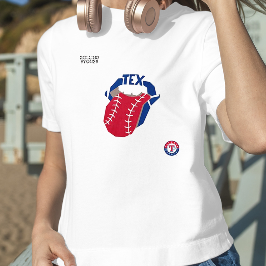 The Rolling Stones x Texas Rangers Vinyl MLB Hackney Diamonds Limited  Edition Classic T-Shirt - Mugteeco