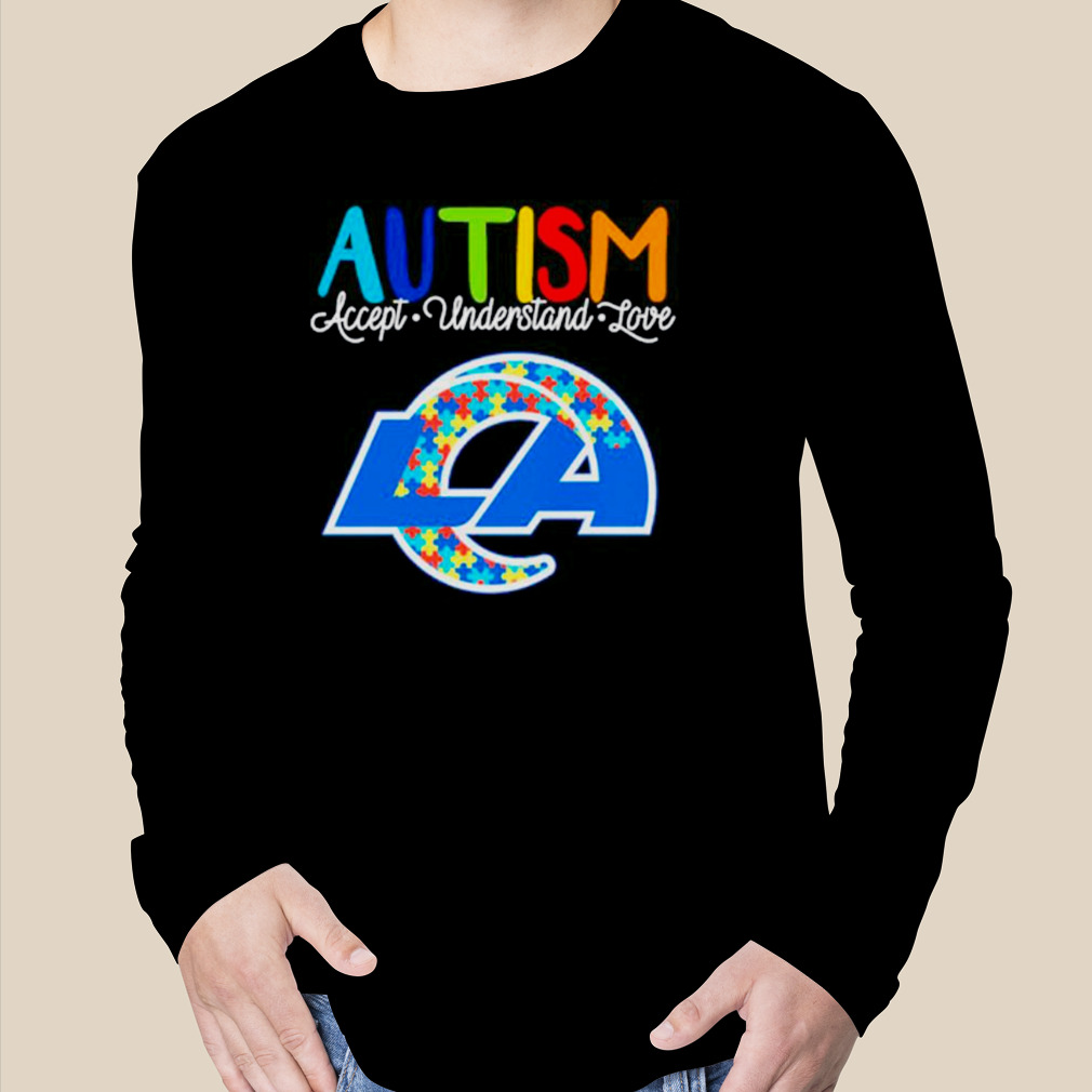 Los Angeles Rams Nfl Autism Awareness Accept Understand Love Shirt -  Shibtee Clothing