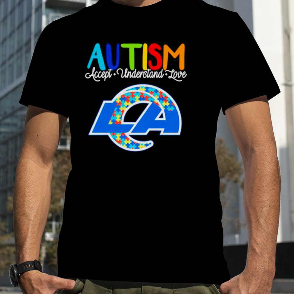 Los Angeles Rams Nfl Autism Awareness Accept Understand Love Shirt -  Shibtee Clothing