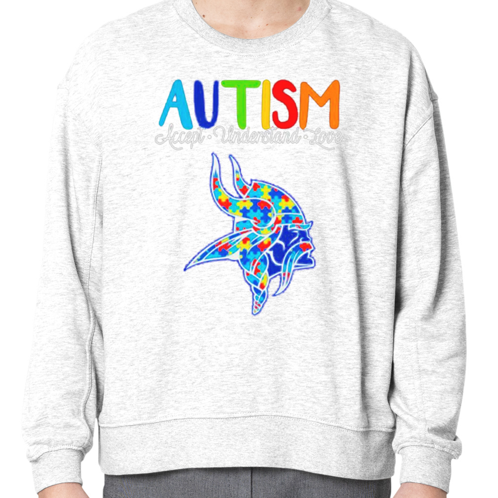 Minnesota Vikings Acceptance Is The Cure Autism T Shirt - Limotees