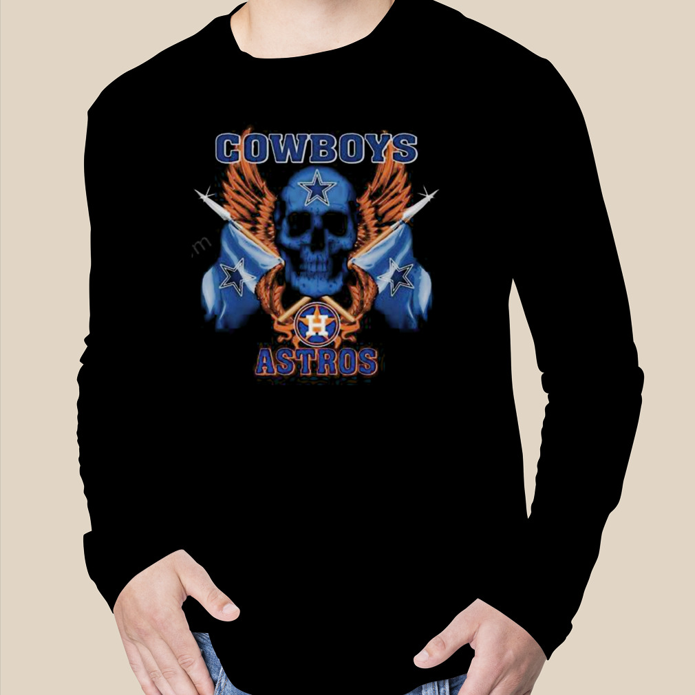 Original Skull Dallas Cowboys And Houston Astros shirt, hoodie