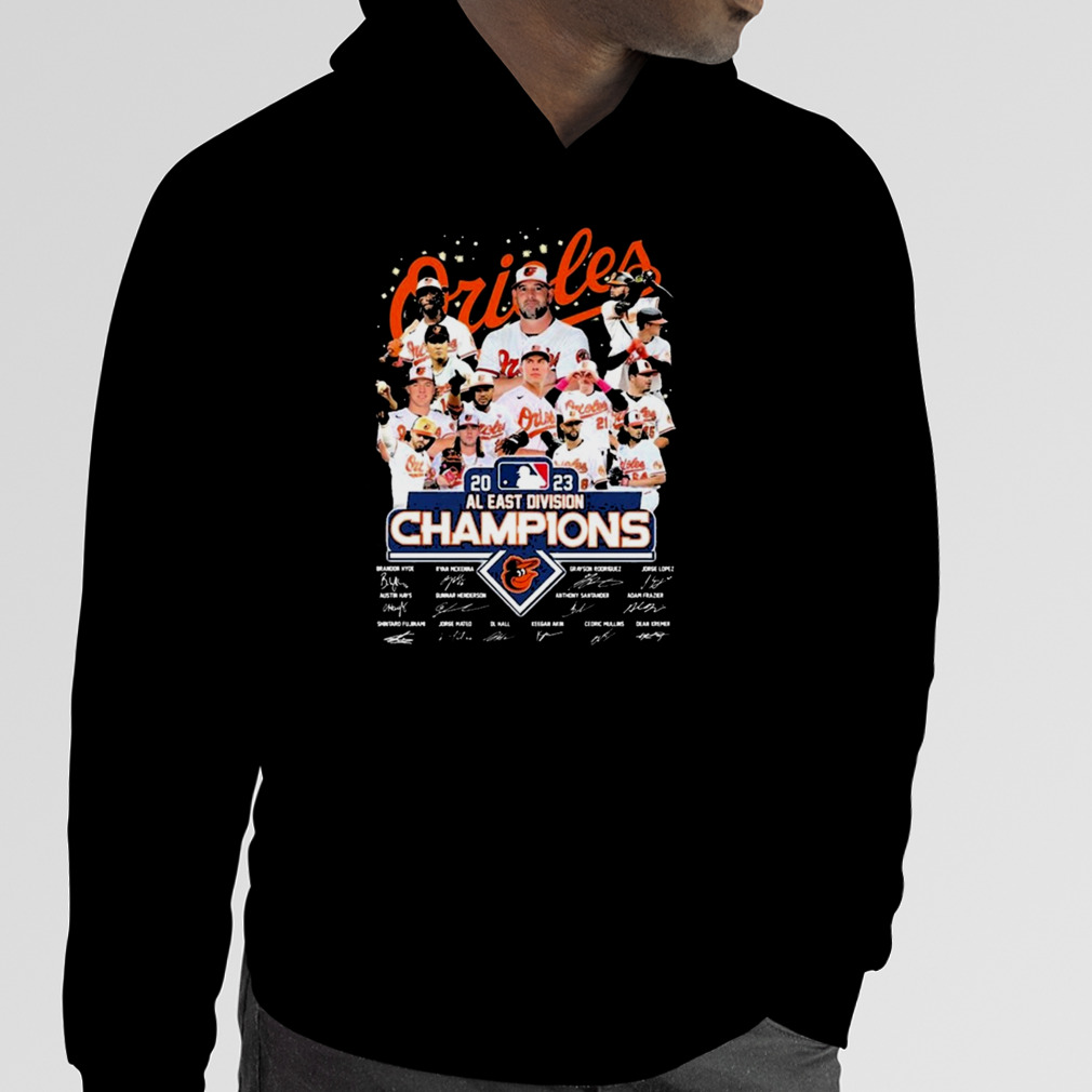 Team Baltimore Orioles Champions Al East Division 2023 Signatures