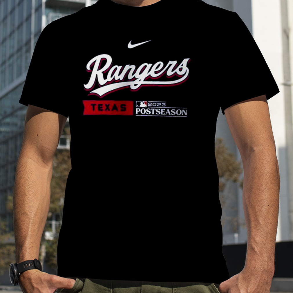 Texas Rangers Nike 2023 Postseason Authentic Collection Dugout T Shirt