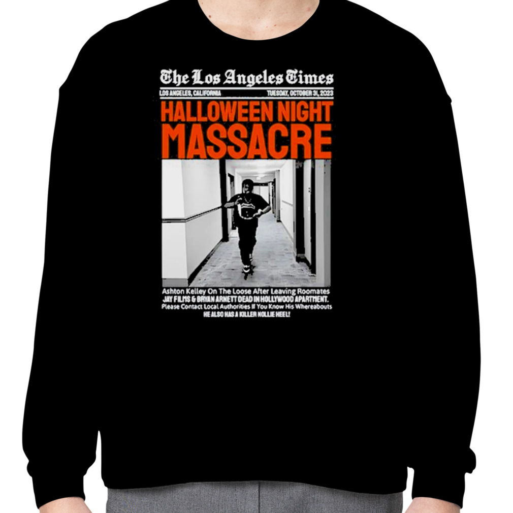 Official the Los Angeles Times Halloween Night Massacre T-Shirts