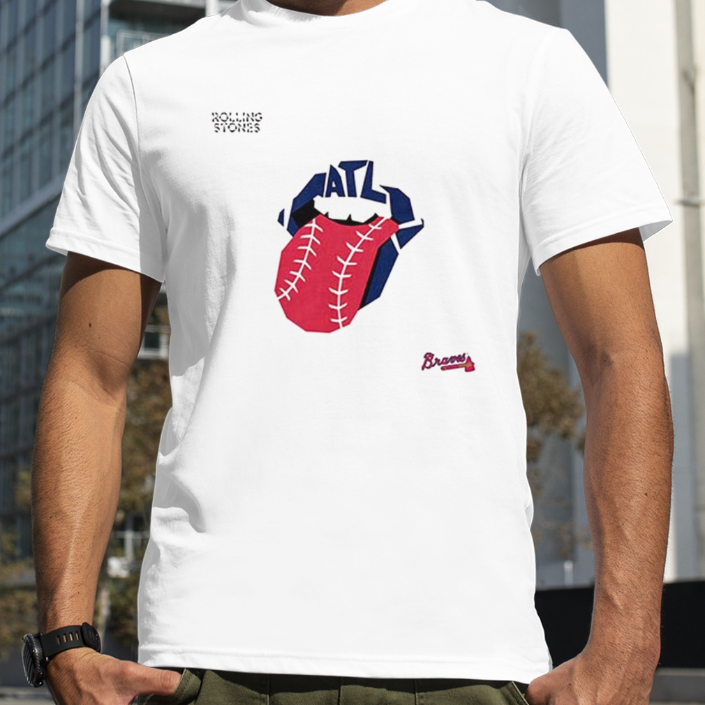 The Rolling Stones x Atlanta Braves Vinyl MLB Hackney Diamonds T