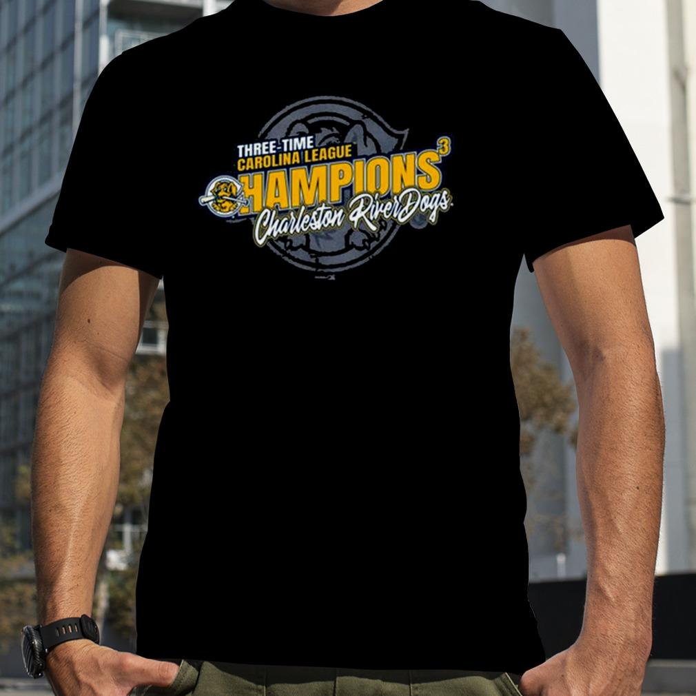 Three-time Carolina League Champions Charleston River Dogs T-shirt
