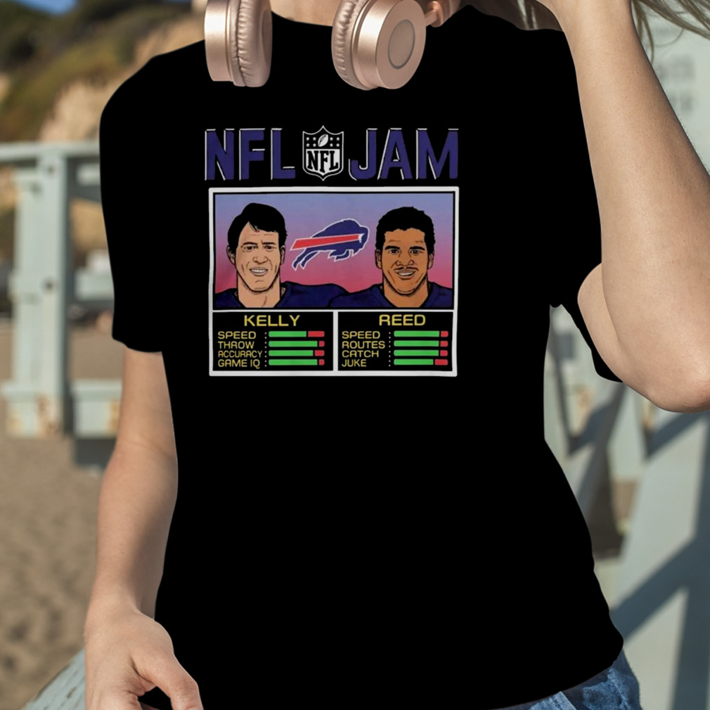 Homage Buffalo Bills Jim Kelly & Andre Reed NFL Jam T-Shirt