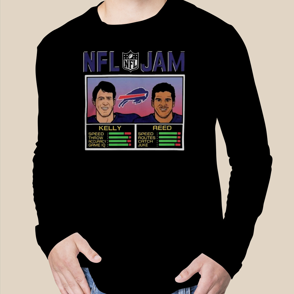 Homage Buffalo Bills Jim Kelly & Andre Reed NFL Jam T-Shirt