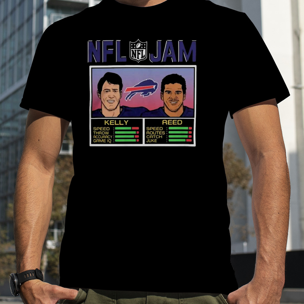 Homage Buffalo Bills Jim Kelly & Andre Reed NFL Jam T-Shirt