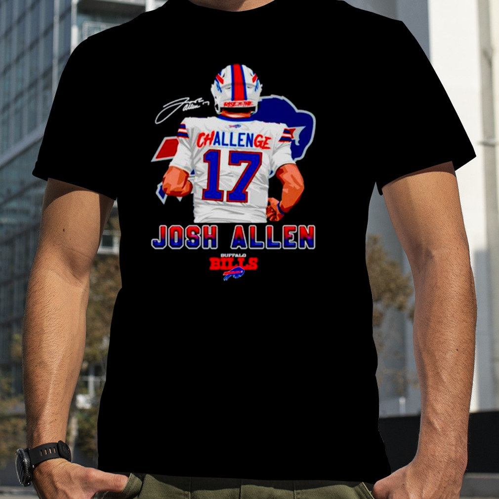 Buffalo Bills Challenge 17 Josh Allen Signature shirt, hoodie