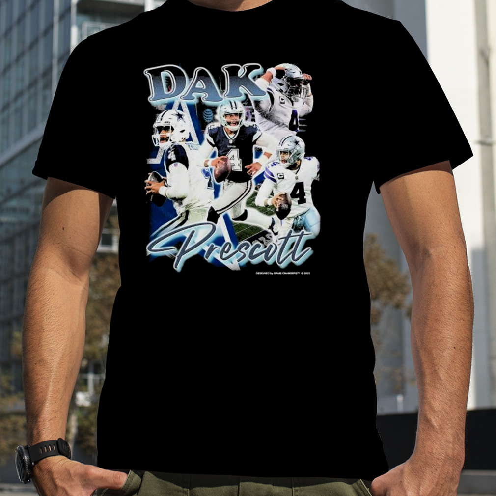 Dak Prescott Dallas Cowboys Men's Black by Midnight Mascot T-Shirt 