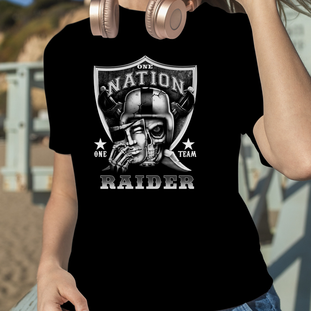 Skull One Nation One Team Las Vegas Raiders Shirt,Sweater, Hoodie