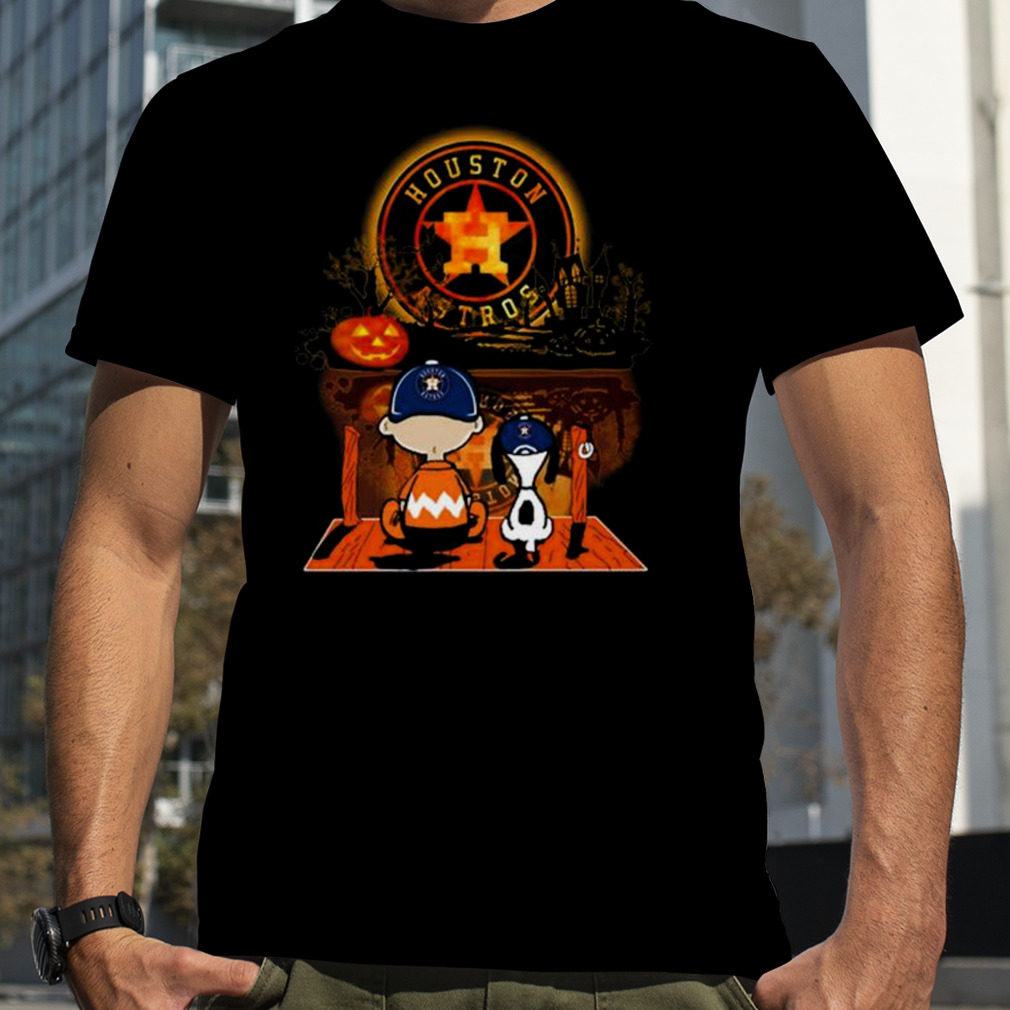 Peanut Snoopy And Charlie Brown Houston Astros Sitting Under Moon Halloween  2023 shirt - Guineashirt Premium ™ LLC