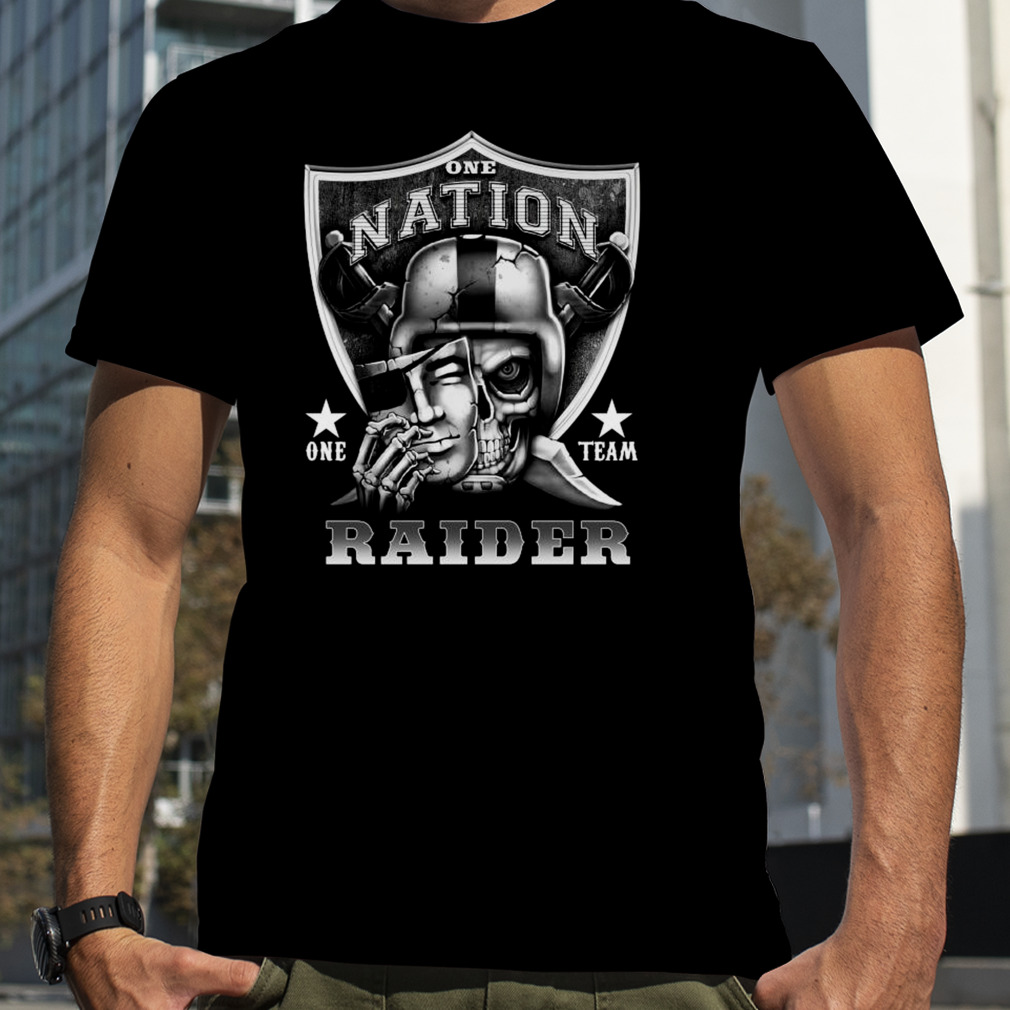 Youth Heathered Charcoal Las Vegas Raiders Raider Nation T-Shirt