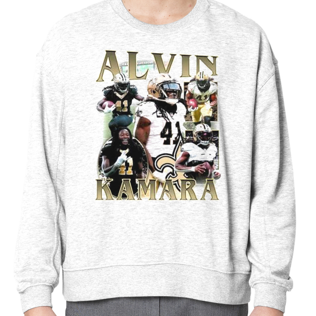 New Orleans Saints Alvin Kamara Shirt NFL Player Vintage Bootleg Shirt -  T-shirts Low Price