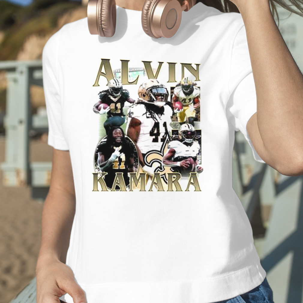 New Orleans Saints Alvin Kamara Shirt NFL Player Vintage Bootleg Shirt - T- shirts Low Price