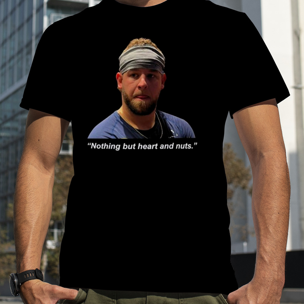 Original Braves AJ Minter Nothing but Heart and Nuts Shirt, hoodie