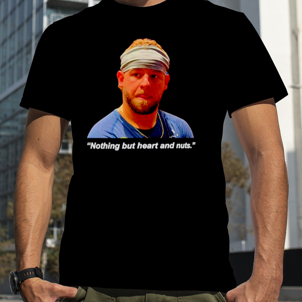 Ipeepz Braves AJ Minter Nothing But Heart and Nuts Shirt