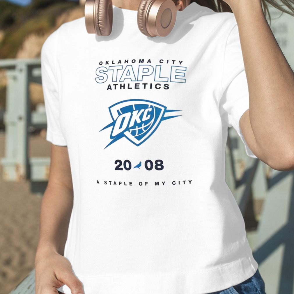 Official oklahoma City Thunder NBA x Staple Home Team T-Shirt