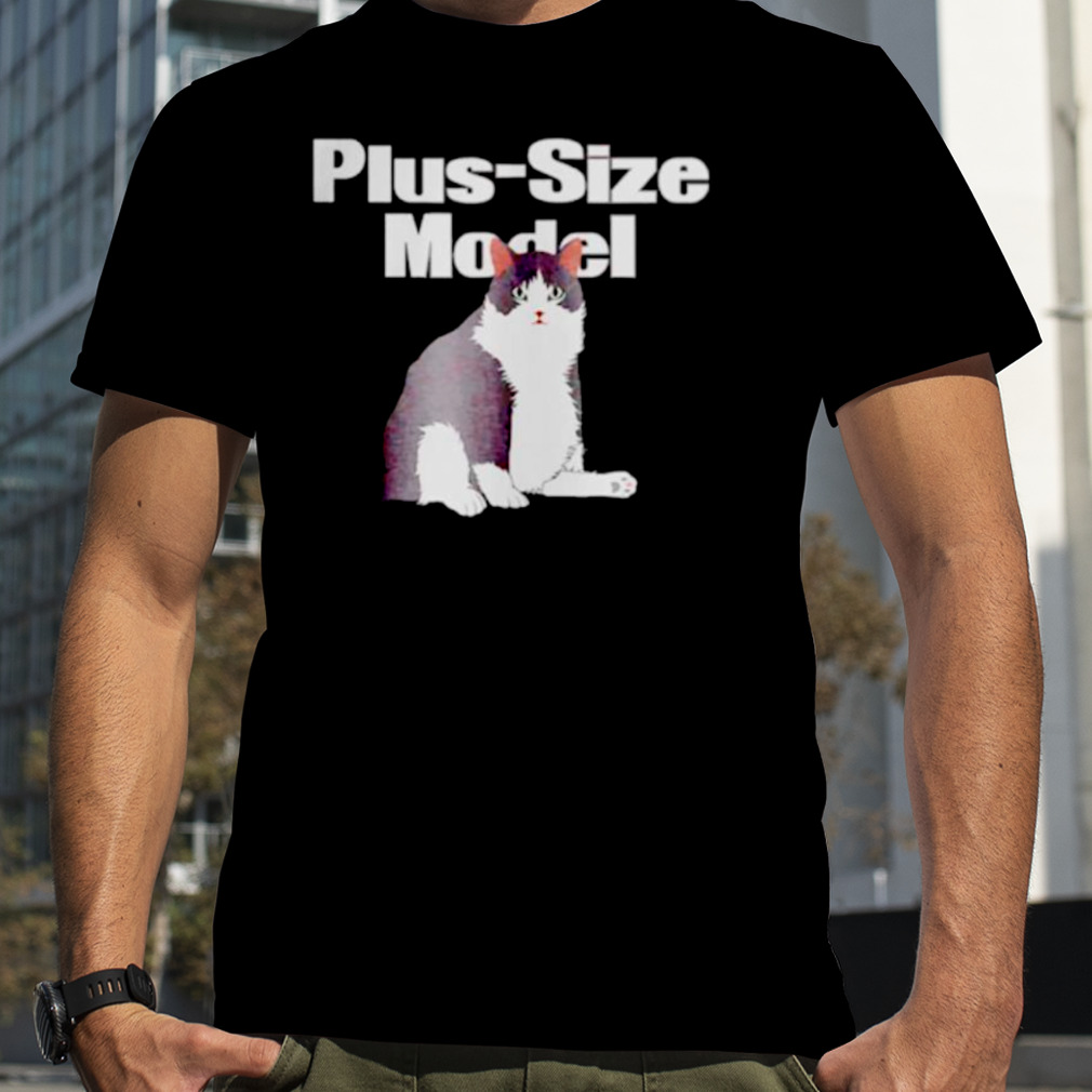 Plus-Size Model Cade Cat shirt