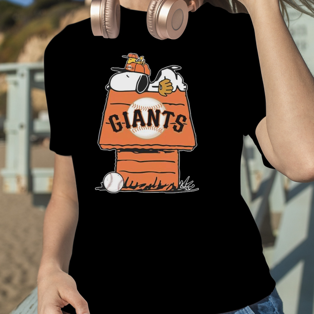 San Francisco Giants Baseball Snoopy And Woodstock The Peanuts 2022 T Shirt