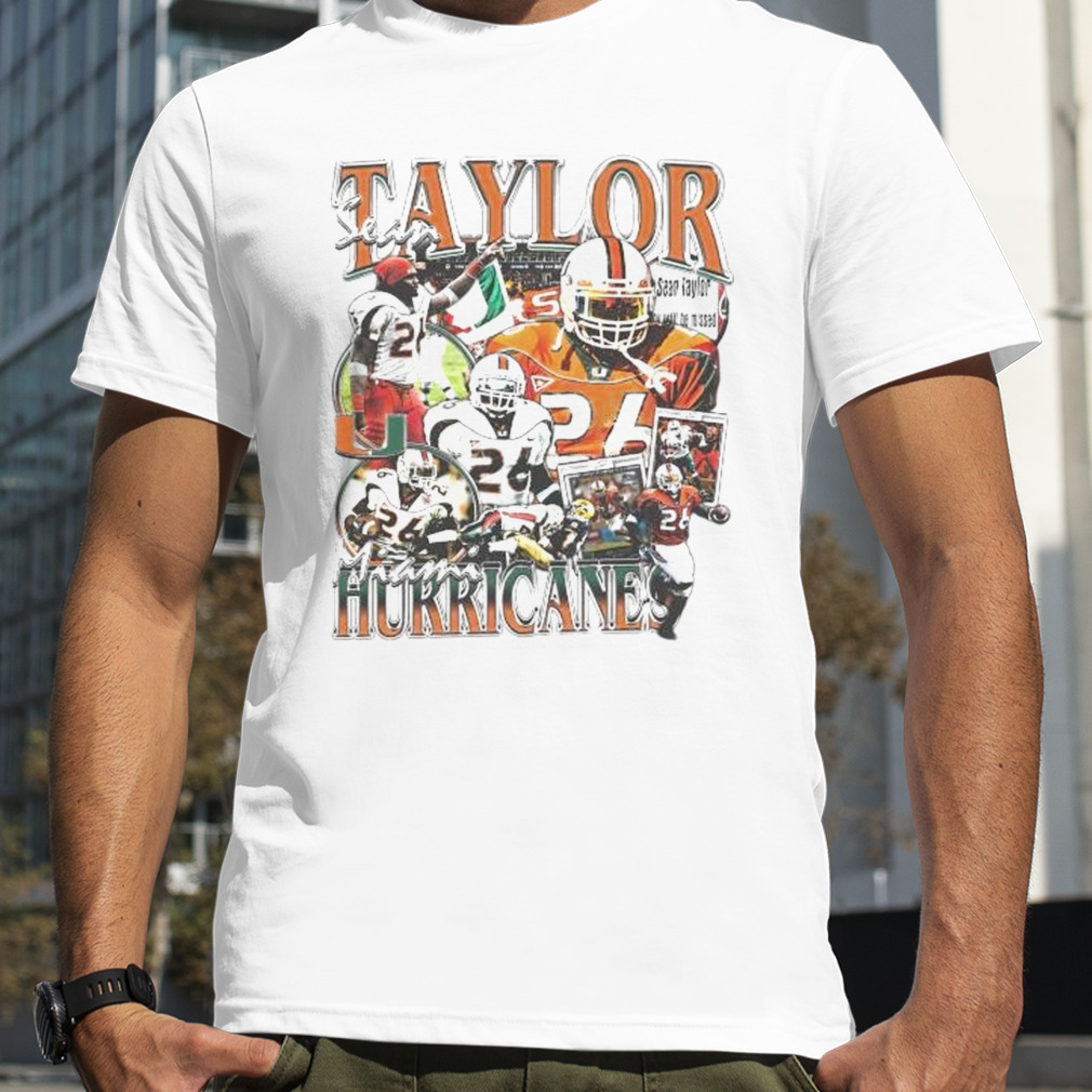 Shirts, Miami Hurricanes Sean Taylor Orange Jersey