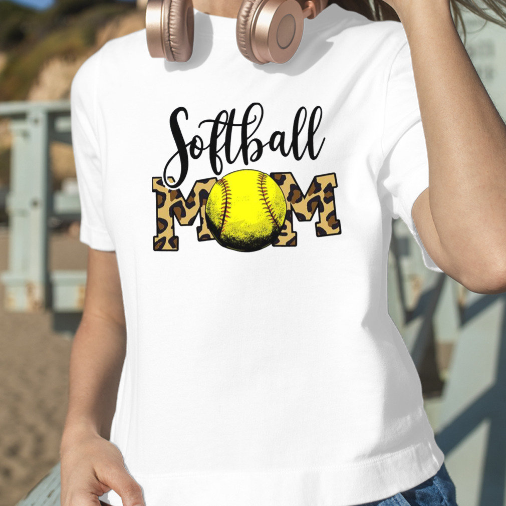 Baseball Mom Leopard Funny Softball Mom Shirt Mother S Day Tank