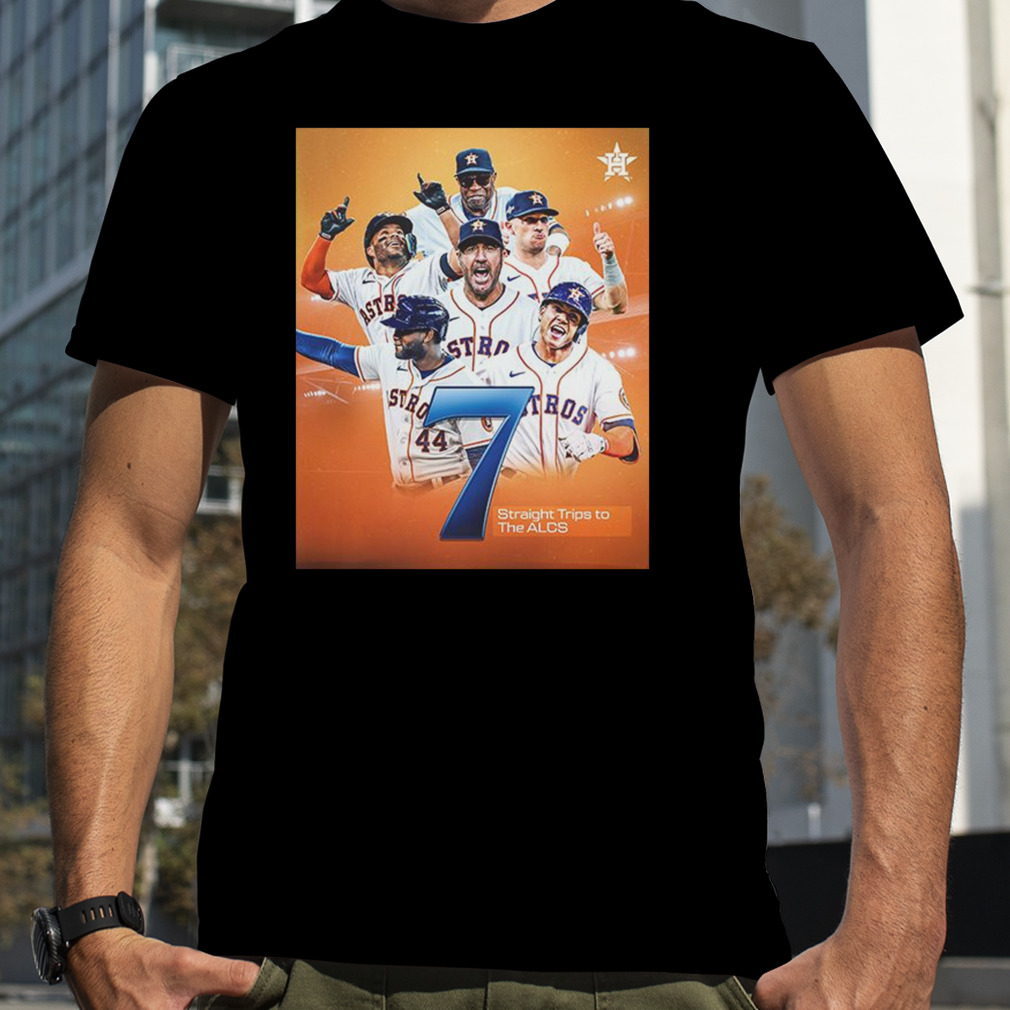 Houston Astros Lucky 7 Are Headed Back To The ALCS MLB 2023 Postseason T-Shirt