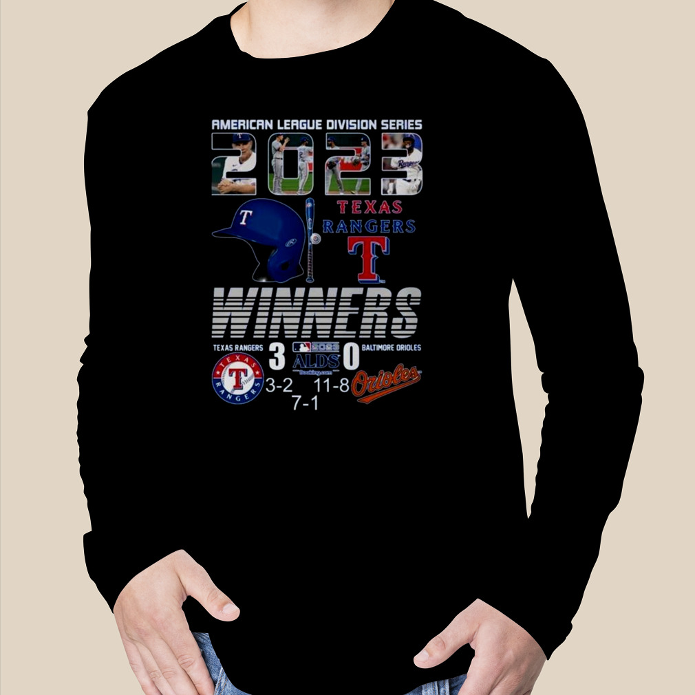 Official Texas rangers American league divison series winner orioles shirt,  hoodie, sweatshirt for men and women