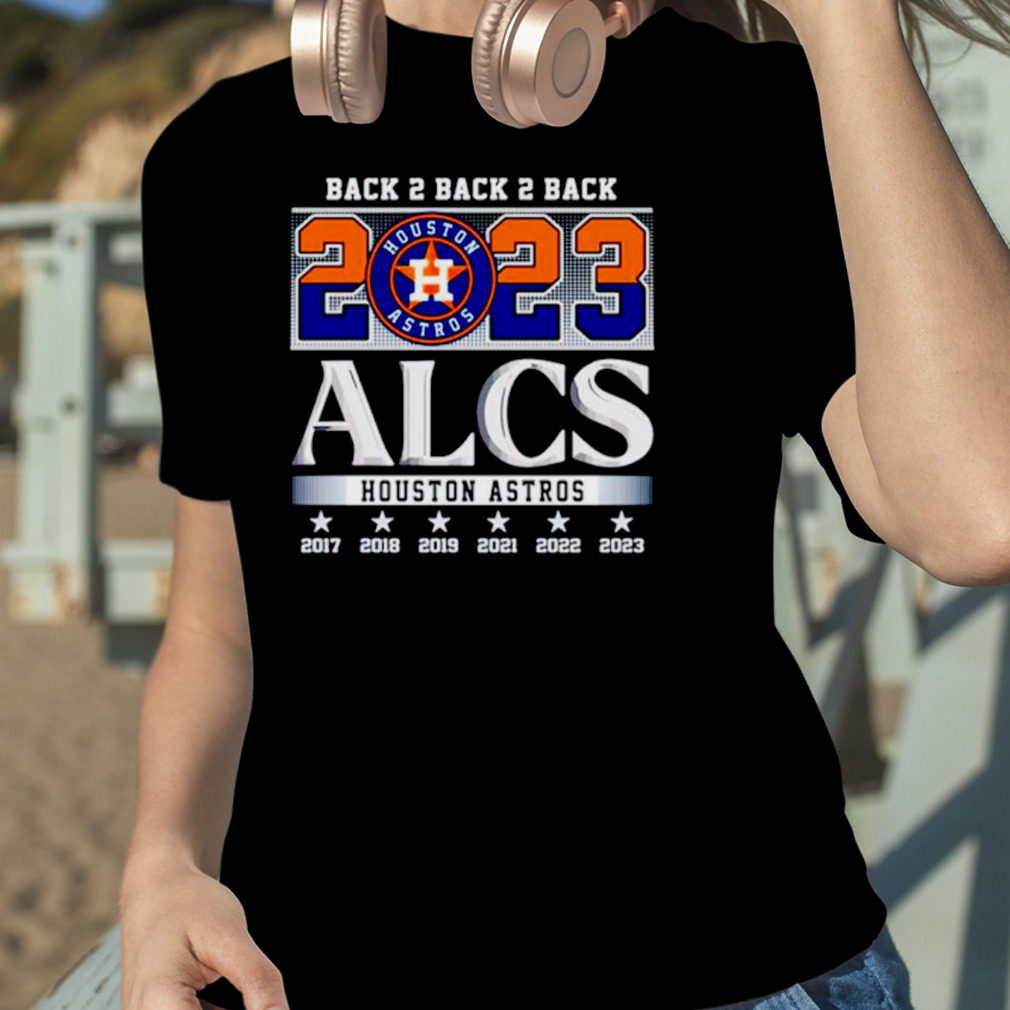 Original Back 2 Back 2 Back 2023 ALCS Houston Astros Shirt, hoodie