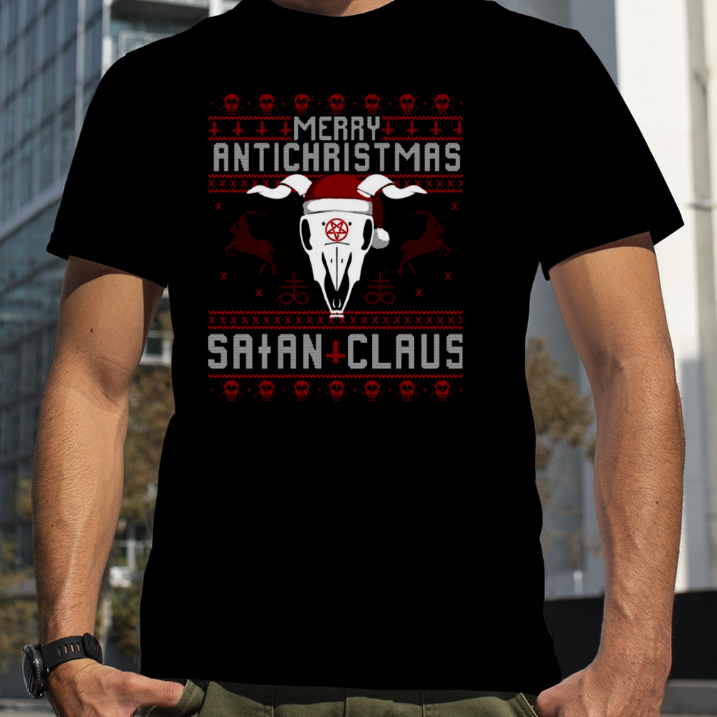 Merry Antichristmas Satan Claus Christmas shirt