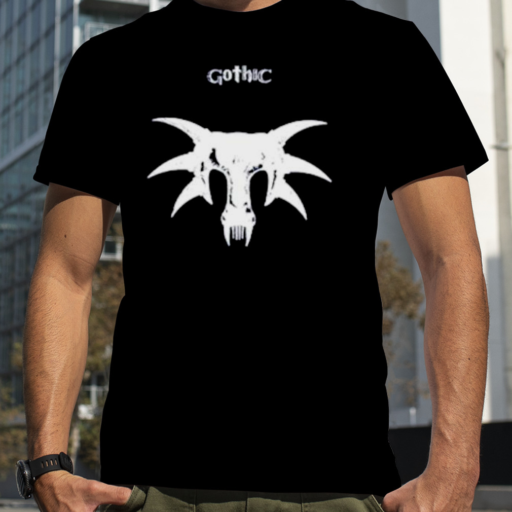 Gothic sleeper mask shirt