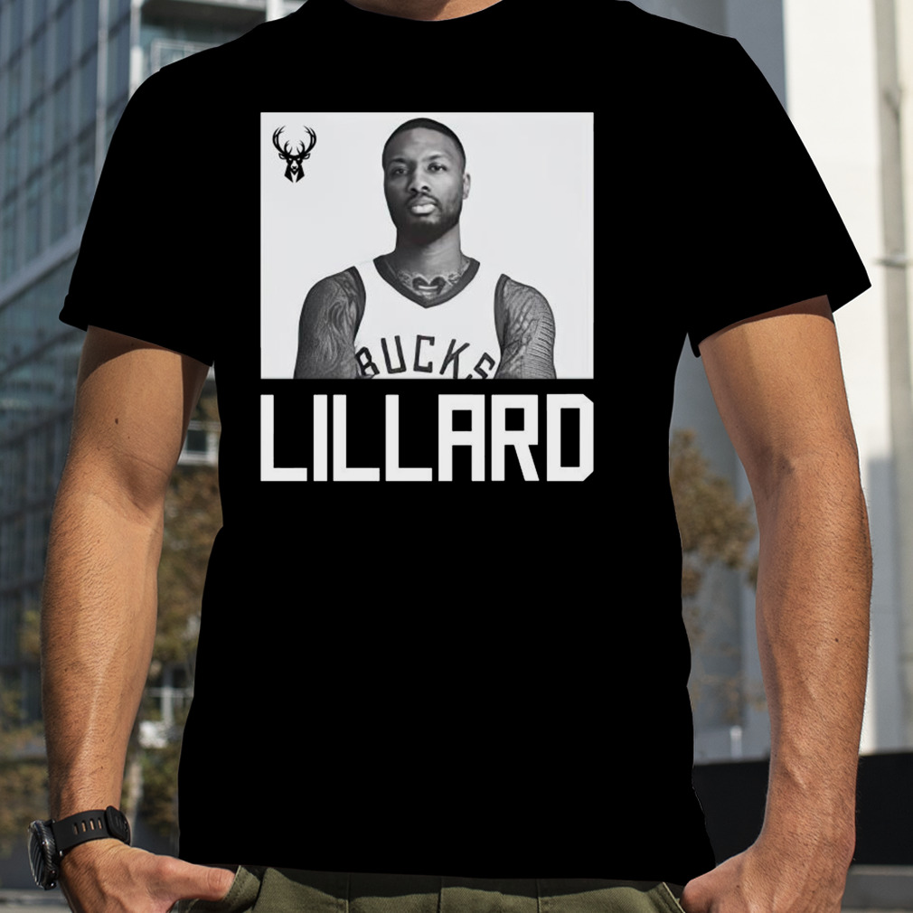 Item Of The Game Full Front Damian Lillard Milwaukee Bucks T-shirt