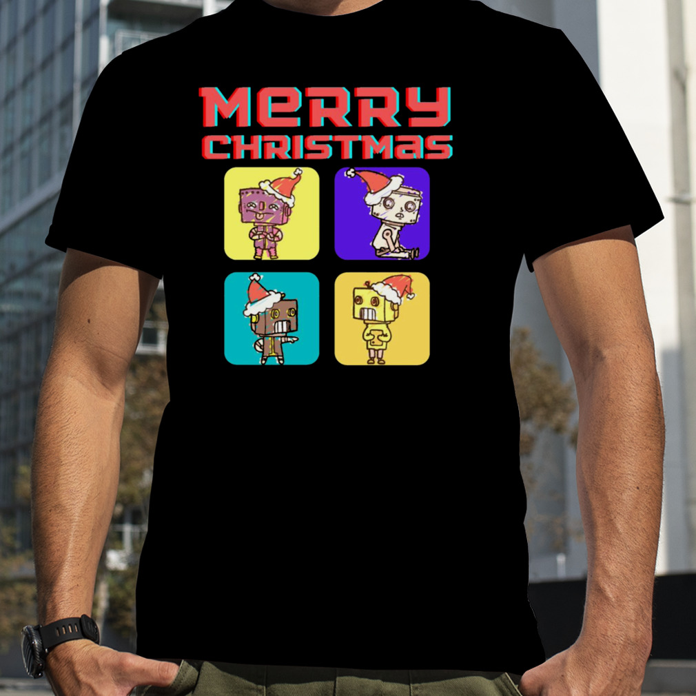 Robot Christmas 2023 shirt