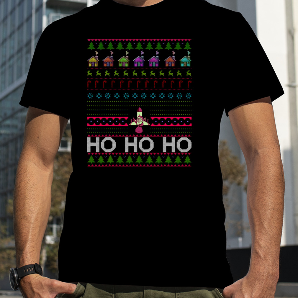 Santa Claus Spaceship Space Xmas Game shirt