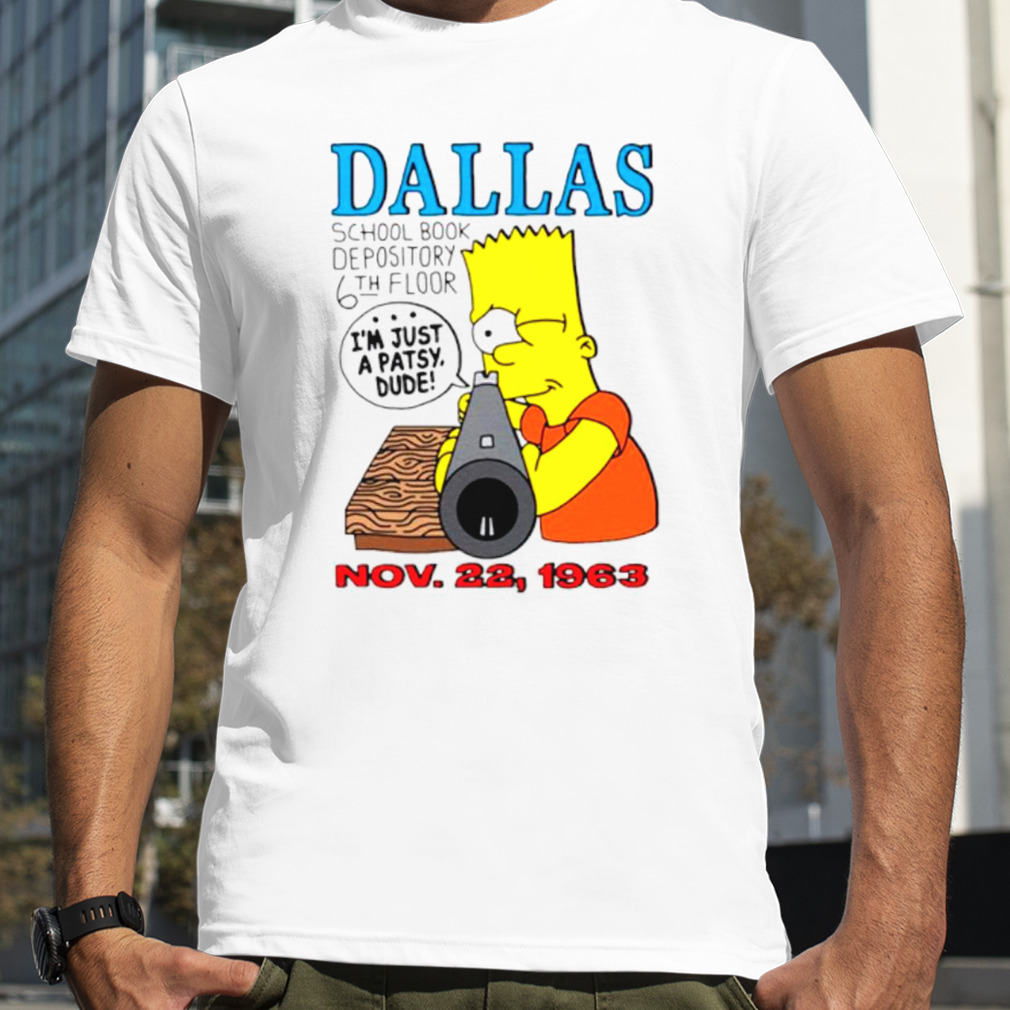 The Simpsons Dallas school book depository 6th floor shirt