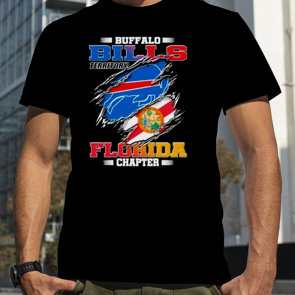 Blood Inside Buffalo Bills Territory Florida Chapter T-Shirt