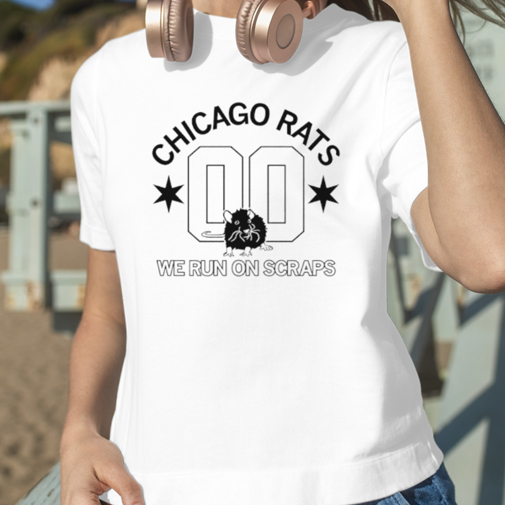 Official chicago rats we run on scraps baseball shirt - PT2D