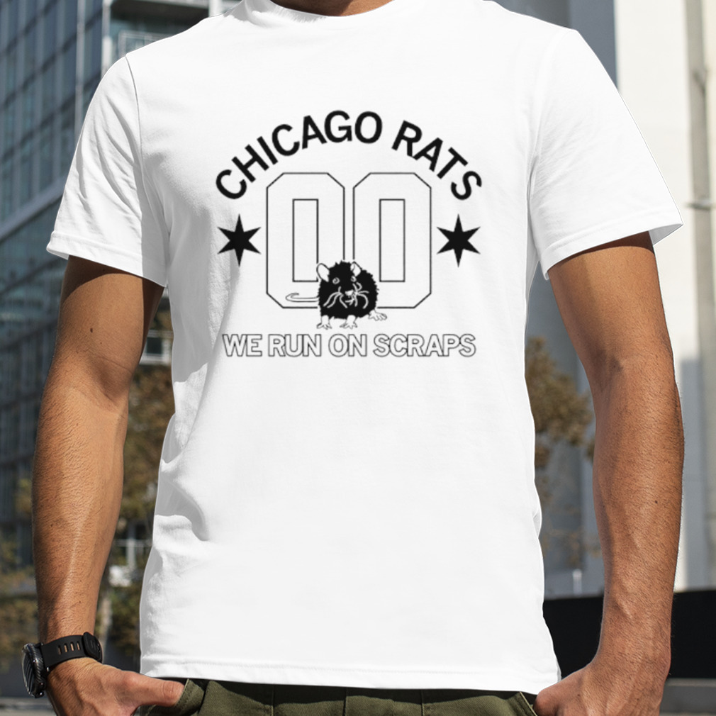 Official chicago rats we run on scraps baseball shirt - PT2D