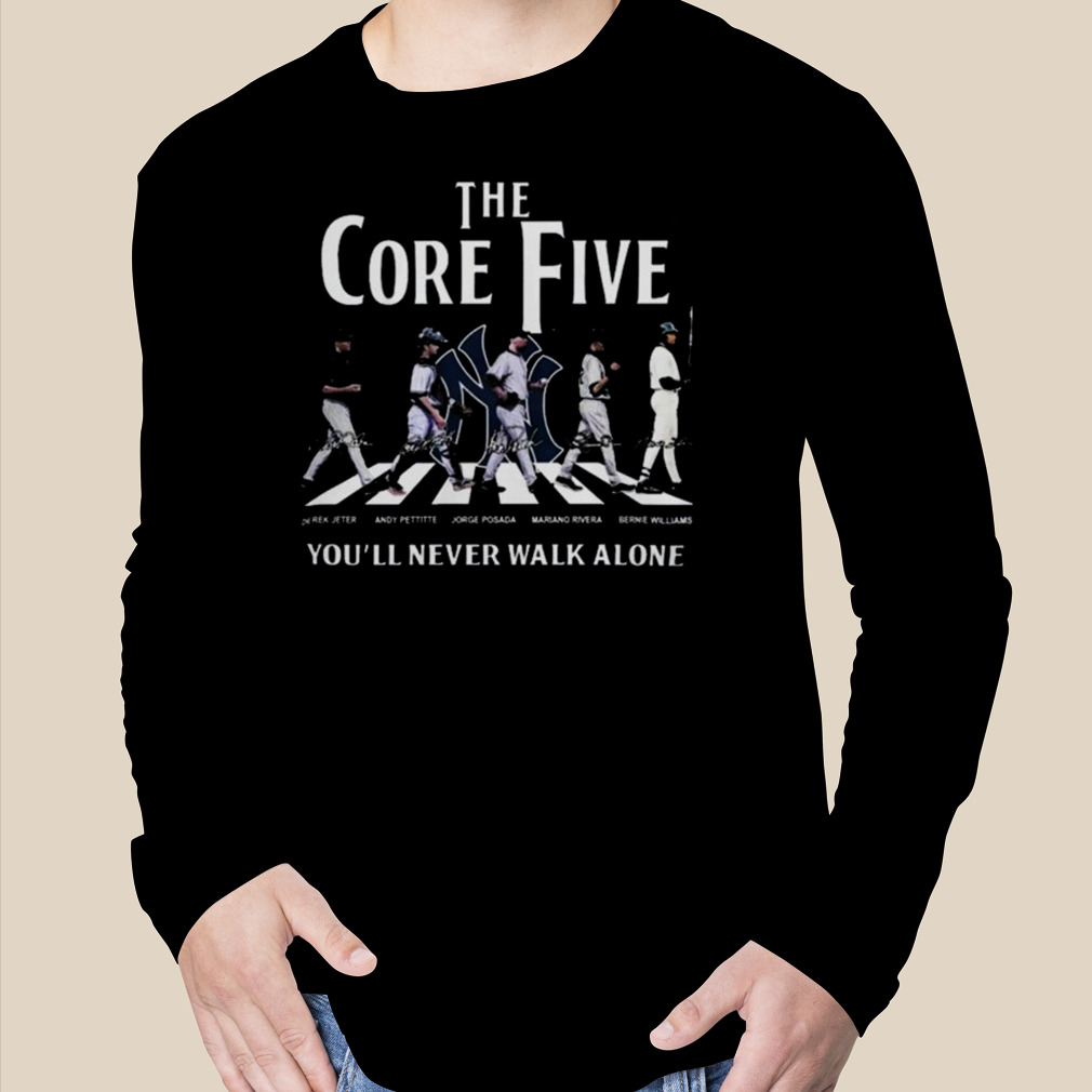 The Core Four New York Yankees abbey road signatures shirt, hoodie,  sweater, long sleeve and tank top