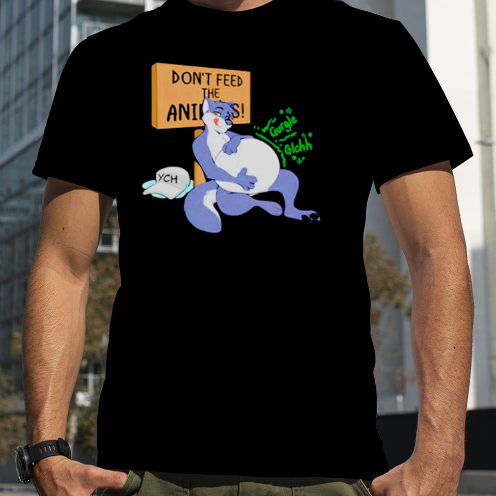 Don’t feed the animals gurgle glchh shirt