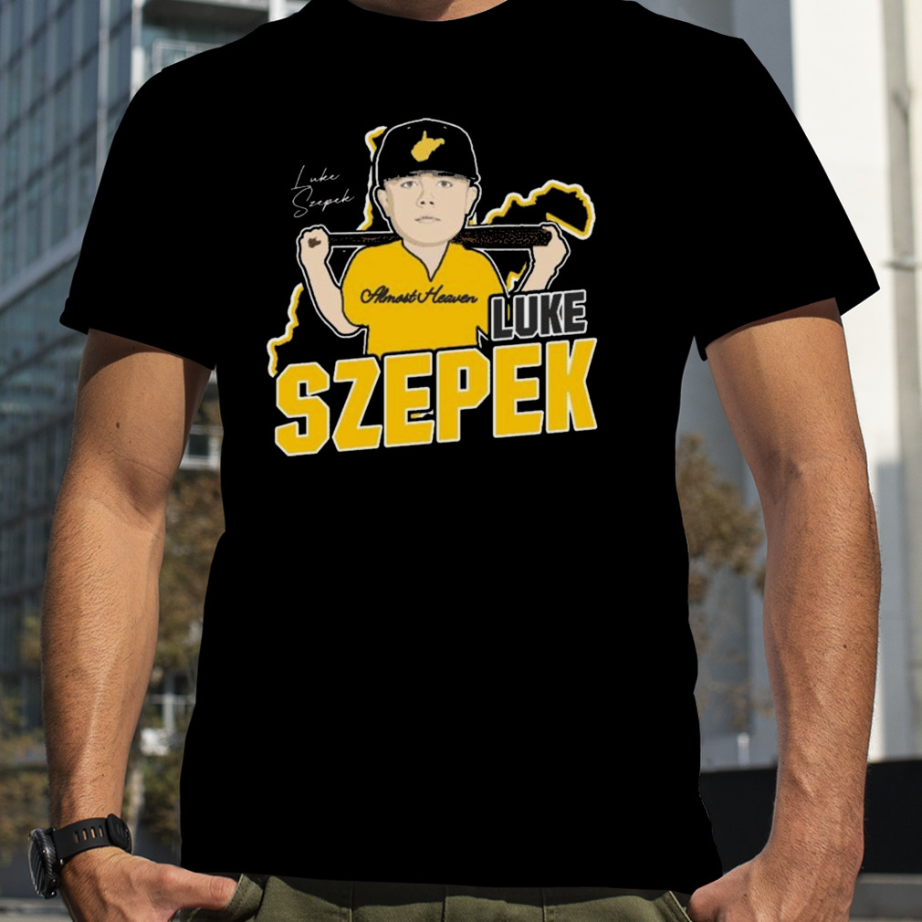 Luke Szepek Wvu Catcher 2023 Signature T-shirt