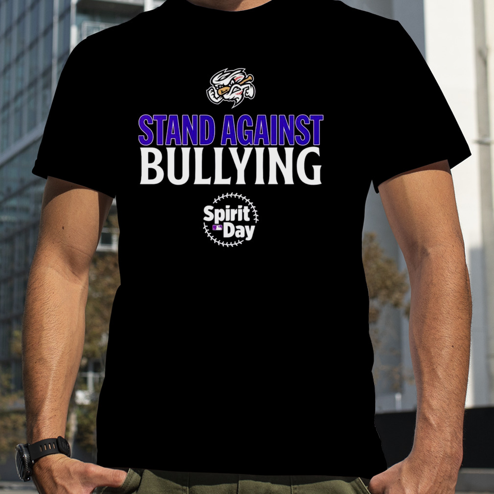 Omaha Storm Chasers Spirit day stand against bullying shirt