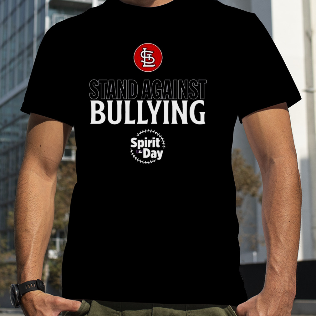 St Louis Cardinals Stand Against Bullying Spirit Day t-shirt