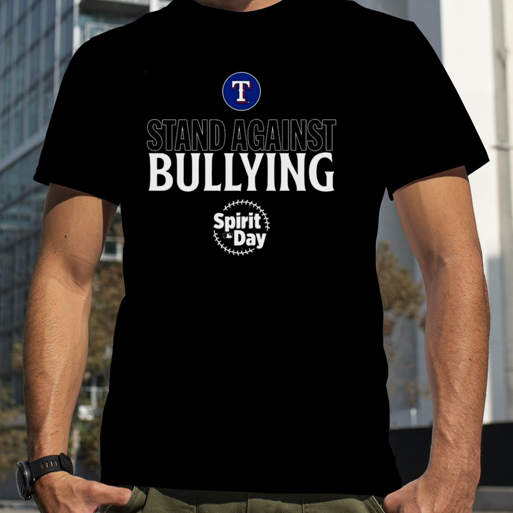 Texas Rangers Stand Against Bullying Spirit Day t-shirt