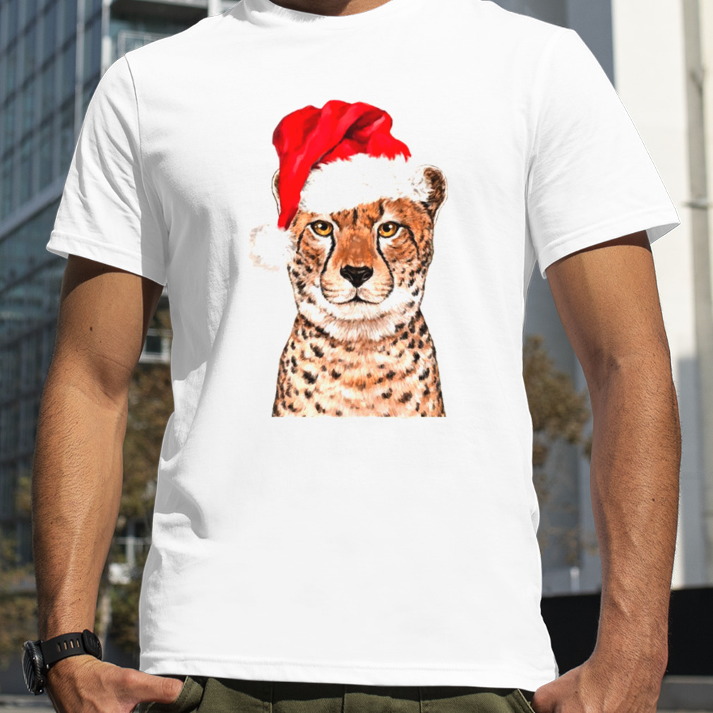 Cheetah In Pink Christmas shirt