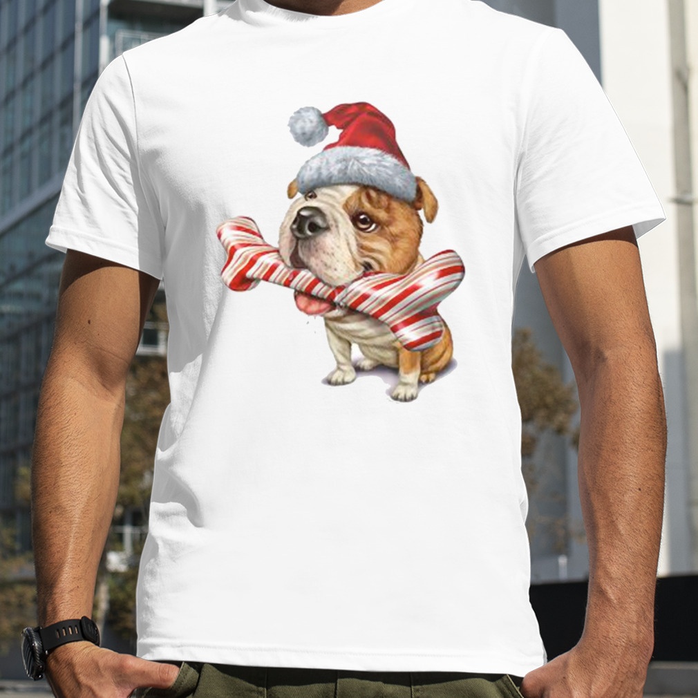 Cute Bulldog Christmas Dog Lovers shirt